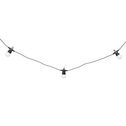 Outdoor string lights soa white 10 light bulbs
