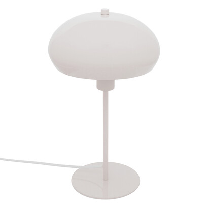 Mushroom table lamp "savio" beige, h. 38 cm