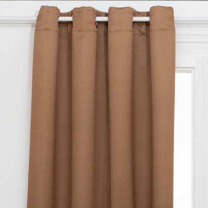 Blackout curtain "odelie" cinnamon, 140x260 cm