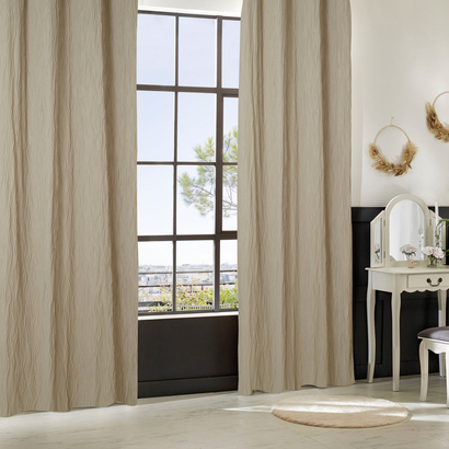 Pleated curtain "maely" linen, 135x260 cm