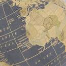 Globe "Afonso" Multicolor, H.24 cm Multicolored