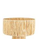 Table lamp "Orane" Raffia, Beige, H. 34 cm Beige