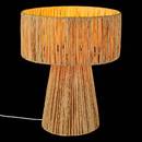Table lamp "Orane" Raffia, Beige, H. 34 cm Beige