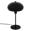 Mushroom Table Lamp "Savio" Black, H. 38 cm Black