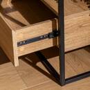 TV Stand with 3 Drawers "Aldea" Beige, 160x50x40 cm Beige