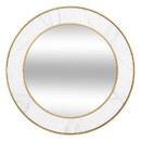 Mirror "Alisha" White, D.74 cm White
