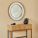 Mirror "Alisha" White, D.74 cm White
