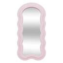 Wave Mirror "Ayna" Pink, 60x30 cm Pink