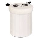 Children's Ottoman Panda "Andy" Black & White, D. 30x36 cm Black and white