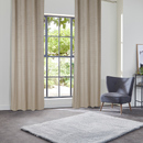Blackout Curtain with Velvet Effect 'Yupi' Linen, 135x260 cm Linen beige
