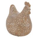 Chicken Figurine "Linda" Beige, H.12 cm Beige