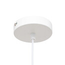 Glass Pendant Light "Travis" White, D. 25 cm White