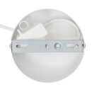 Glass Pendant Light "Travis" White, D. 25 cm White