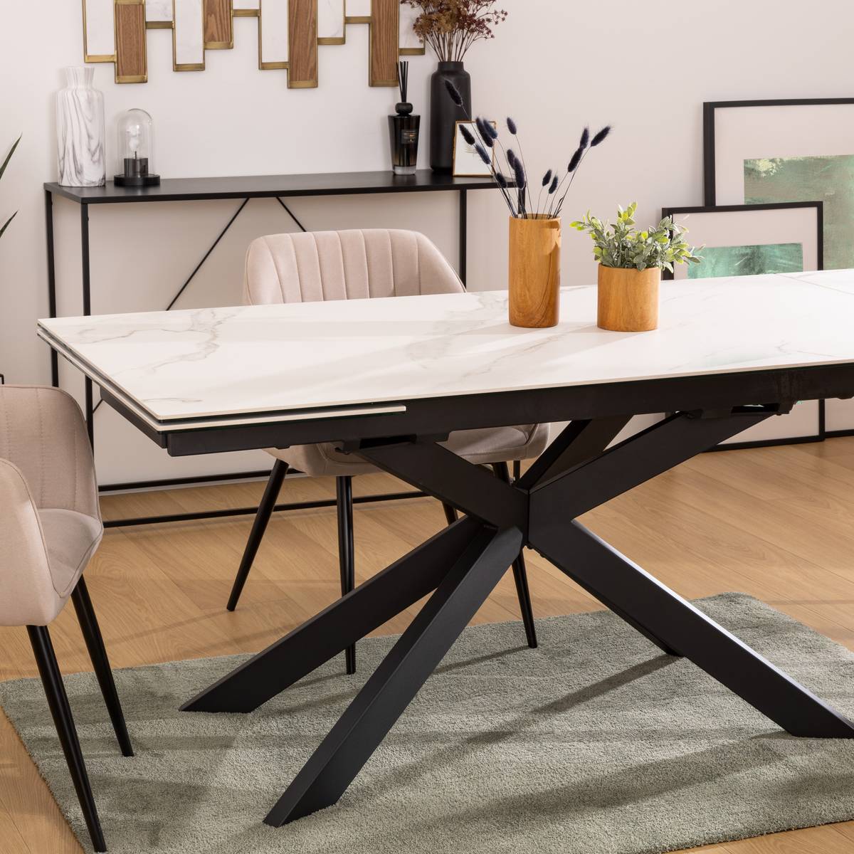 Small Table Boot Extendable Dining Table Boot - ATMOSPHERA Official Website