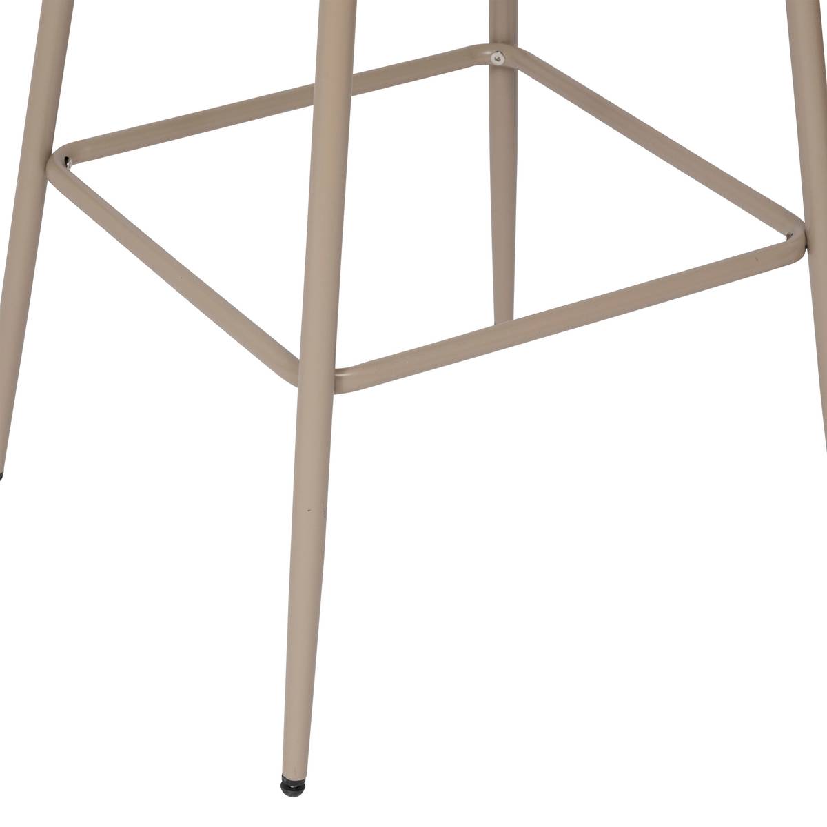 Bar Chair "Kamili" Beige, H. 108.5 cm Beige