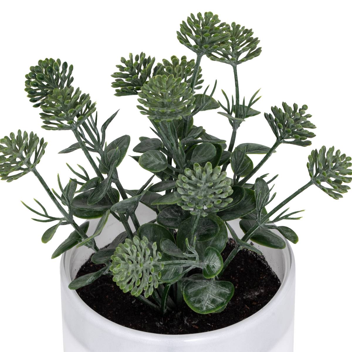 Artificial potted plant "Tayli" H. 18 cm Blue