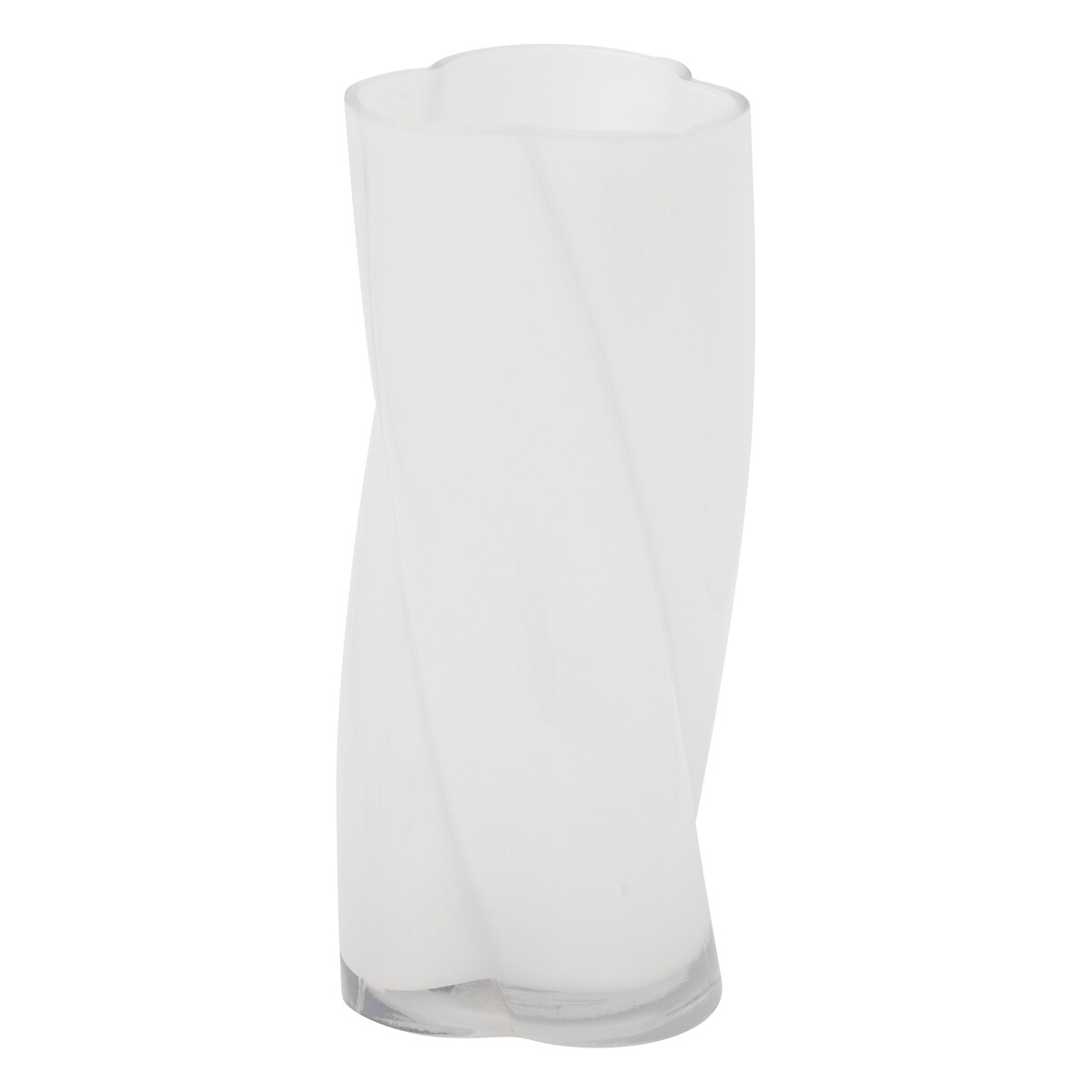 Twisted Vase "Wild" H. 25.5 cm Grey