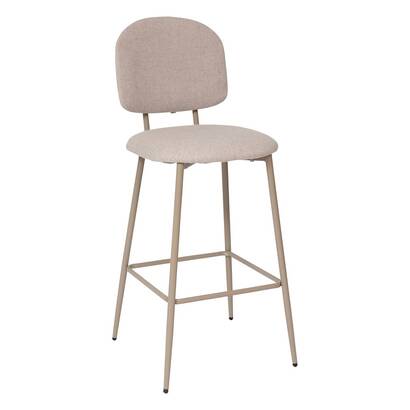 Bar chair "kamili" beige, h. 108.5 cm