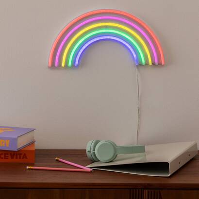 Led wall neon "rainbow" multicolored, l. 38 cm