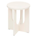 Side Table "Bloom" Ivory, 50.5x40x40 cm Ivory white