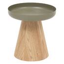 Side Table "Hercyna" Verdigris, 41.8x40x40 cm Grey green