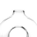 Vase "Circle" Transparent, H. 25.5 cm Transparent