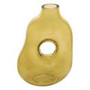 Donut Vase "Kaki" Green, H. 25 cm Green