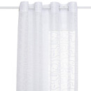 Abstract-pattern sheer curtain "Lazi" White, 140x240 cm White 3