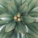 3 wall decorations "Alya" D.24 cm Light green