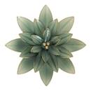 3 wall decorations "Alya" D.24 cm Light green