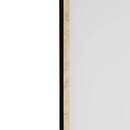 Decorative wood slat panel "Colva" Light oak effect, black background, 240x60 cm Light oak effect / Black background