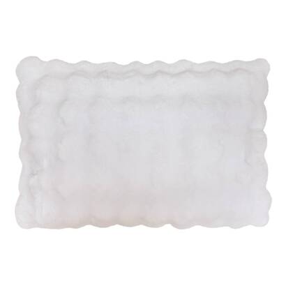 Coj&iacute;n "zephy" blanco, 50x80 cm