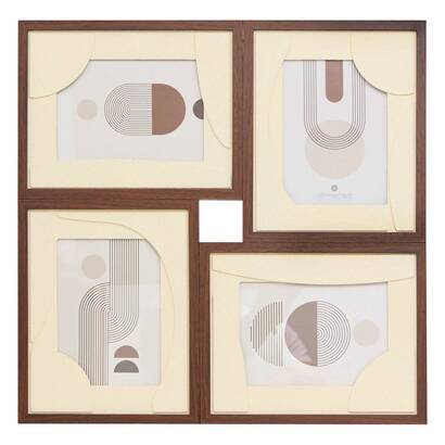 Collage "jilani" beige, 4 fotos