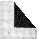 Alfombra de Piel Sintética 3D "Zephy" Blanco, 170x120 cm Blanco