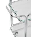 Carrito "Hornell" Plata, 92x40 cm Plata