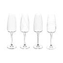 Lote de 4 copas de champ&aacute;n "Talia" Cristalino, 290 ml, Transparente Transparente