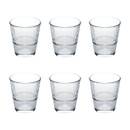 6 vasos bajos "Lin'Eau" Vaso, 290 ml, Transparente Transparente