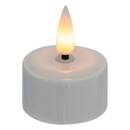 4 velas LED "Aitor" Blanco, 10,80 x 10,50 cm Blanco