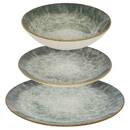 Vajilla "Juliette" Porcelana, 12 piezas, Verde Verde