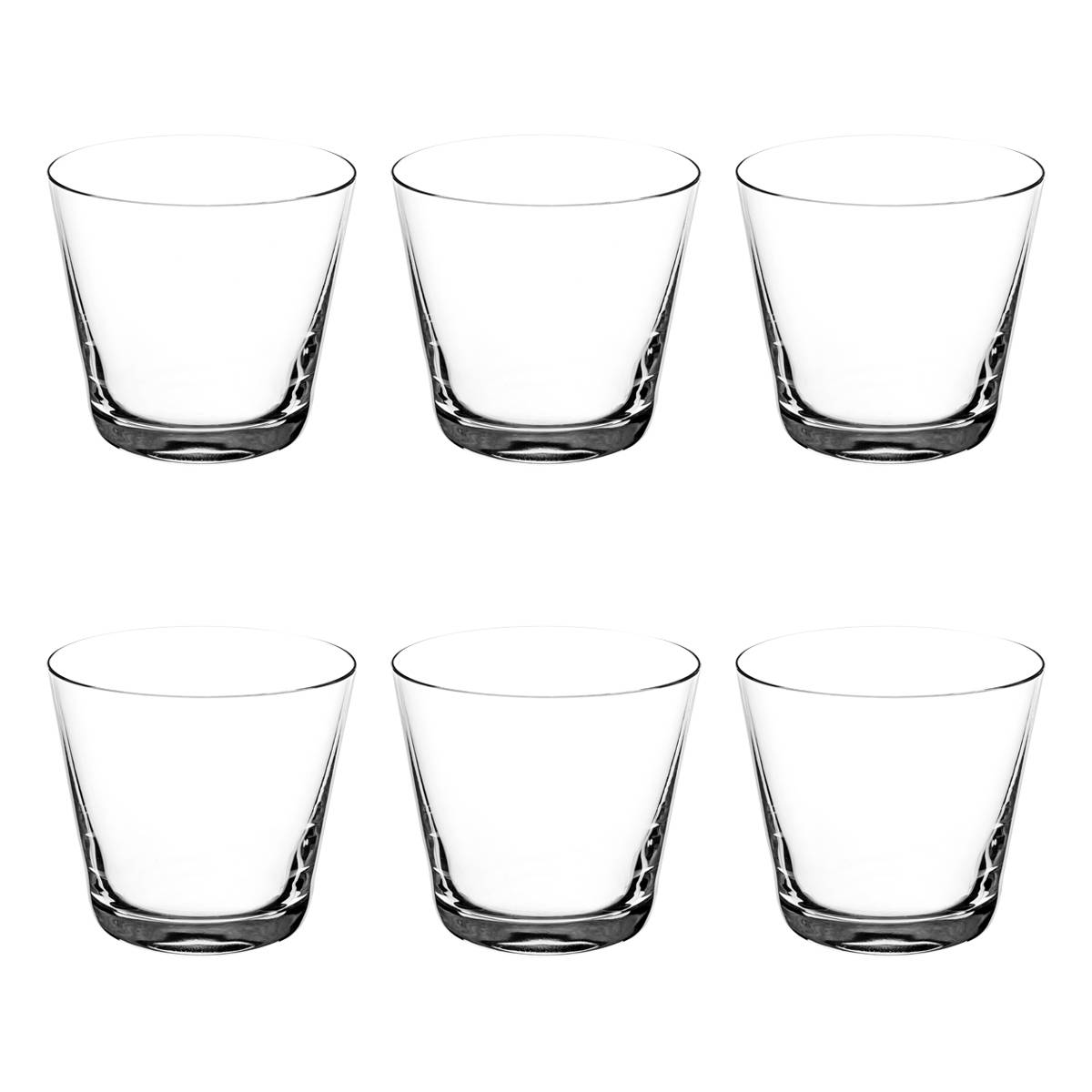 Lote de 6 vasitos "Cuccina" 13cl Transparente