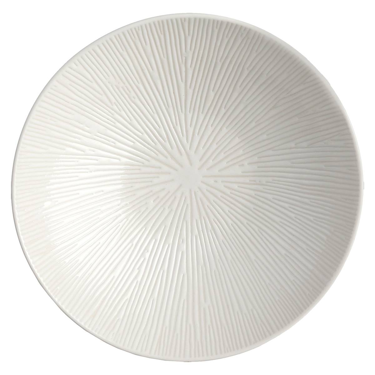 Lote de 6 platos hondos "Atelier" D.19 cm, Blanco Blanco