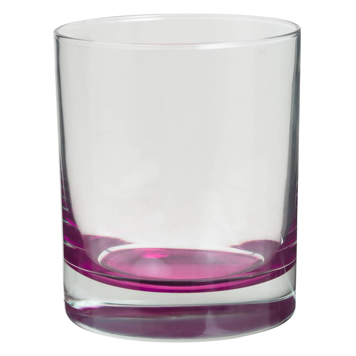 Vaso bajo "Colori'Eau" 300 ml, Transparente Multicolor