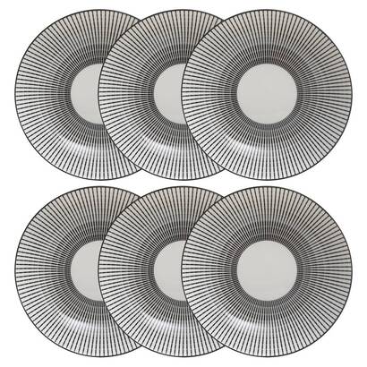 Lote de 6 platos hondos "lunis" d.20,2 cm