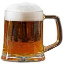 Lote de 4 vasos de cerveza "Biere" 320 ml, Transparente Transparente
