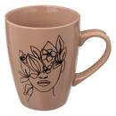 Taza "Rostro" 35 cl Blanco