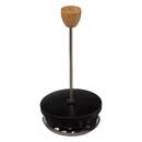 Cafetera "Black Bambú" 600 ml, Transparente Transparente