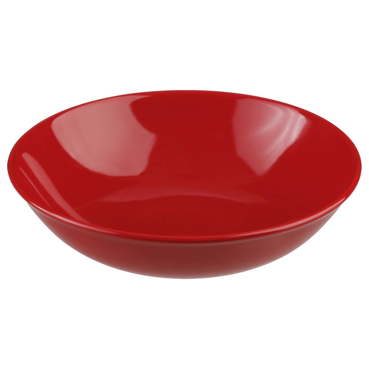 Lote de 6 platos hondos "Colorama" D.20,5 cm, Rojo Rojo
