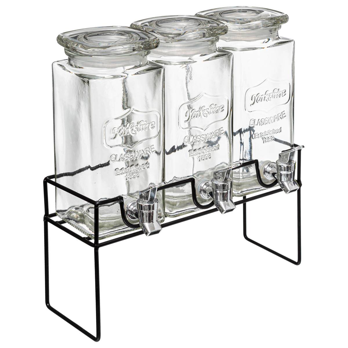 Dispensador "Modern Wood" 1,5L, Transparente Transparente
