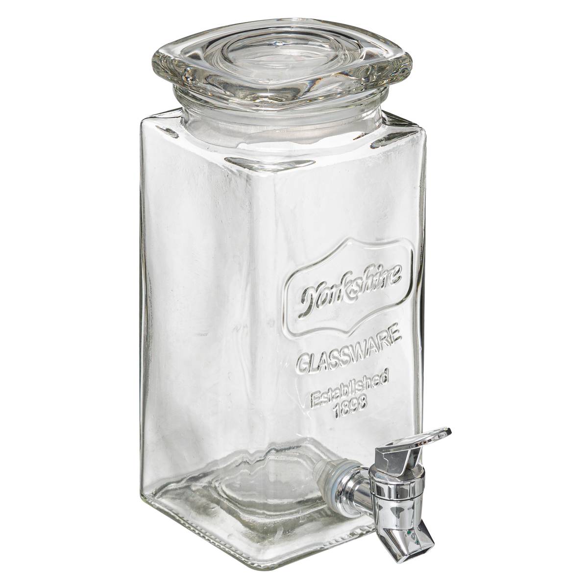 Dispensador "Modern Wood" 1,5L, Transparente Transparente