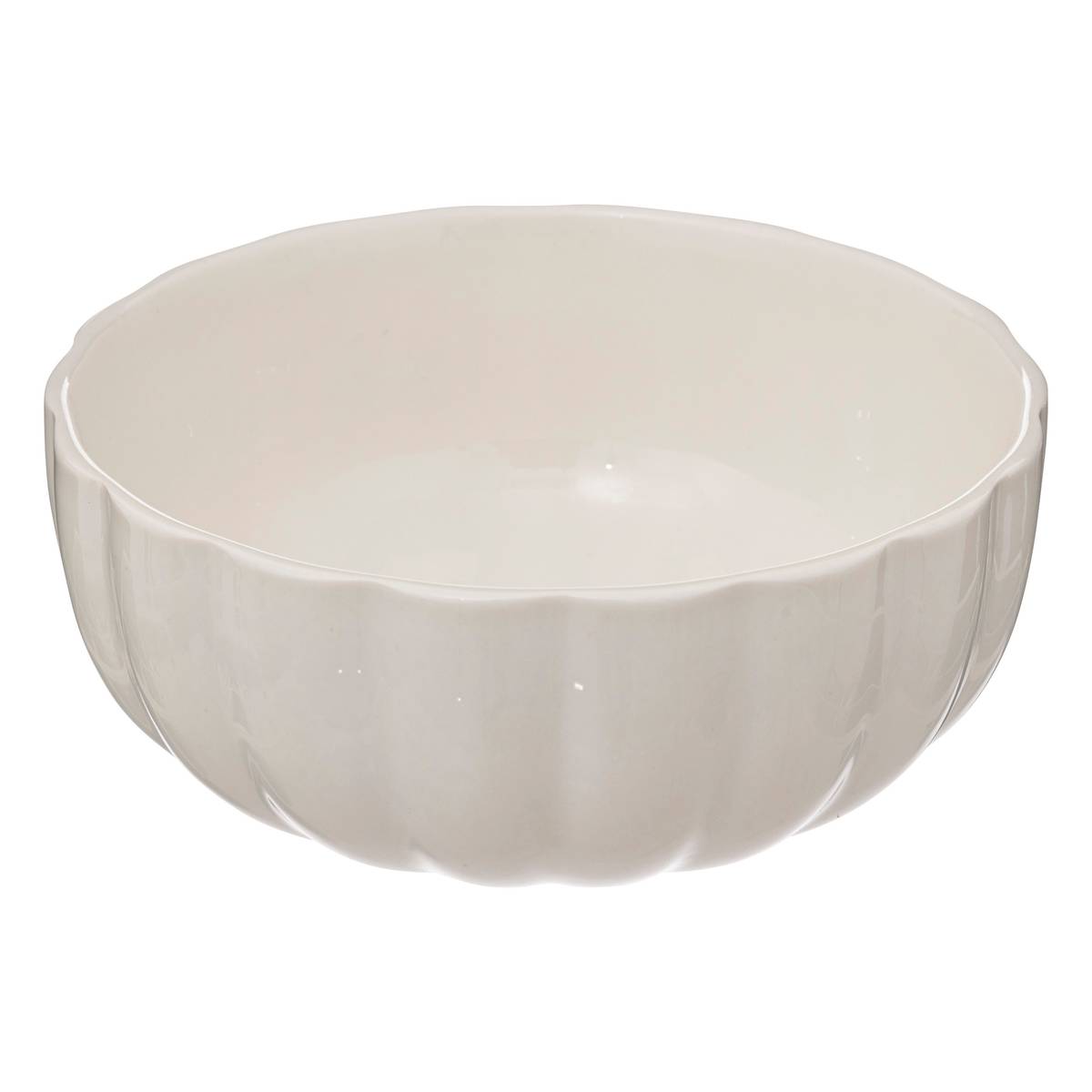 Cuenco "Romy" D.15 cm, Blanco Blanco